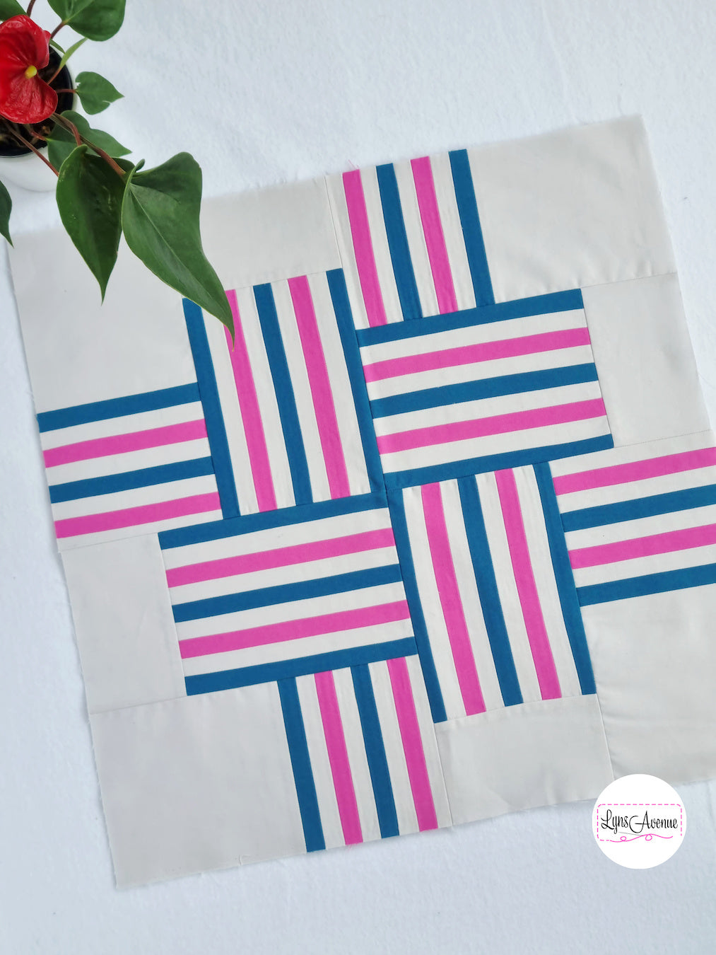 Candy Wrapped Quilt Block for the Solstice Sampler 2022: Handy tips on how to sew a scant 1/4" seam