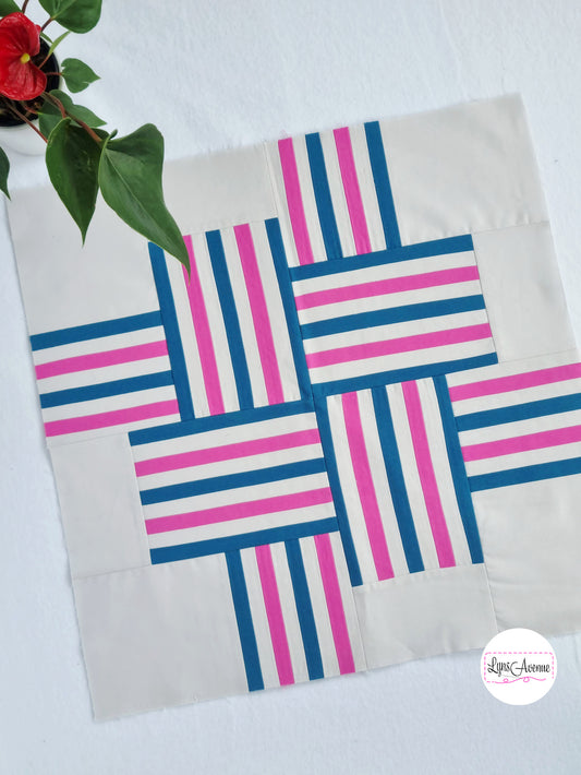 Candy Wrapped Quilt Block for the Solstice Sampler 2022: Handy tips on how to sew a scant 1/4" seam