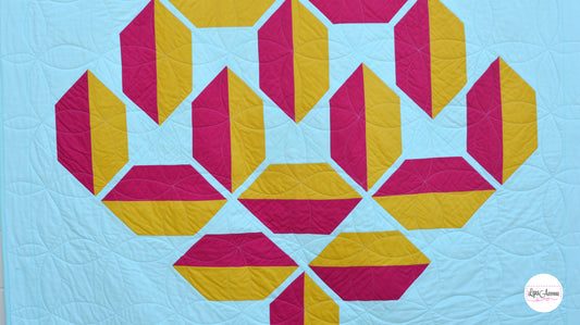 Flourishing Quilt Pattern - Two Colour Version