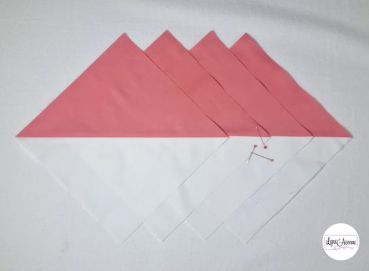 4-at-a-time Half-Square Triangle Tutorial + HST Calculations Printable