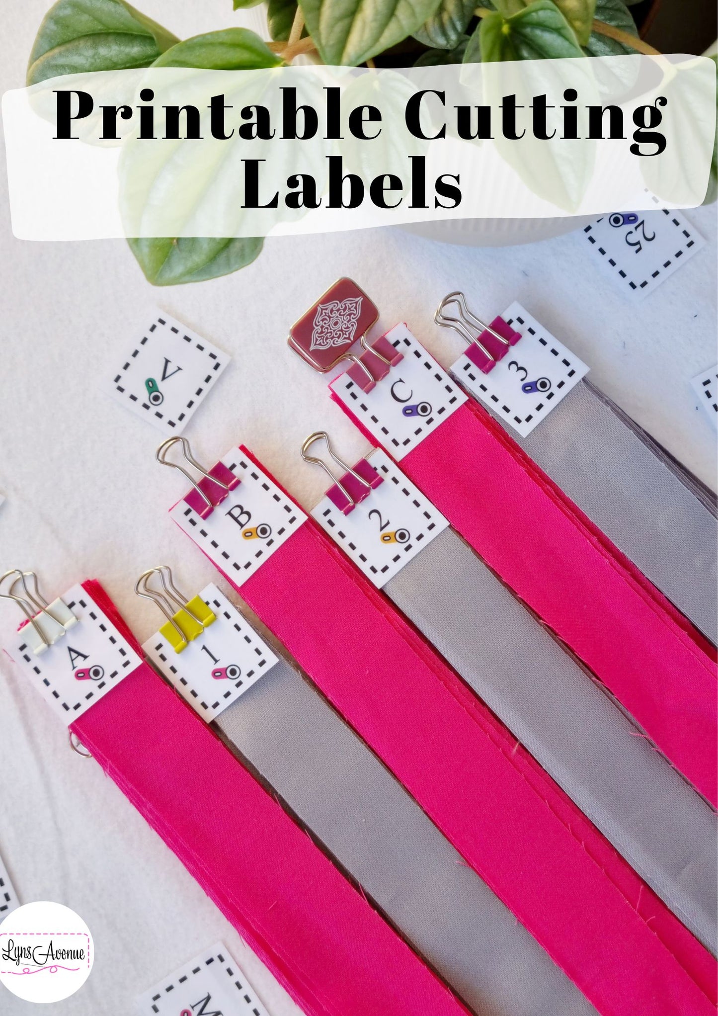 Lynie Labels Printable Cutting Labels PDF Download