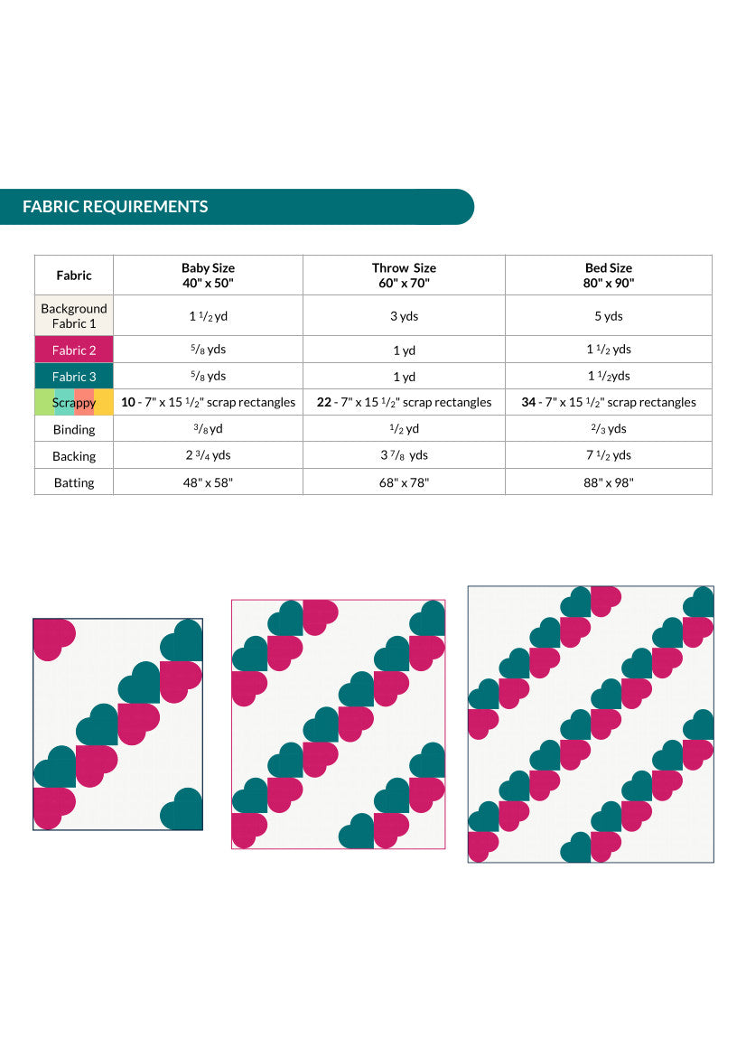 Side by Side Quilt Pattern