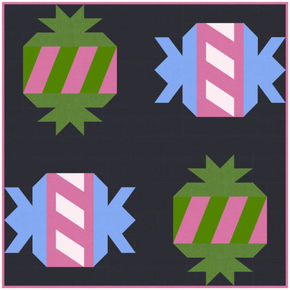 Hallow Candy Quilt Block Pattern