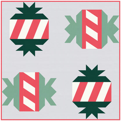 Hallow Candy Quilt Block Pattern