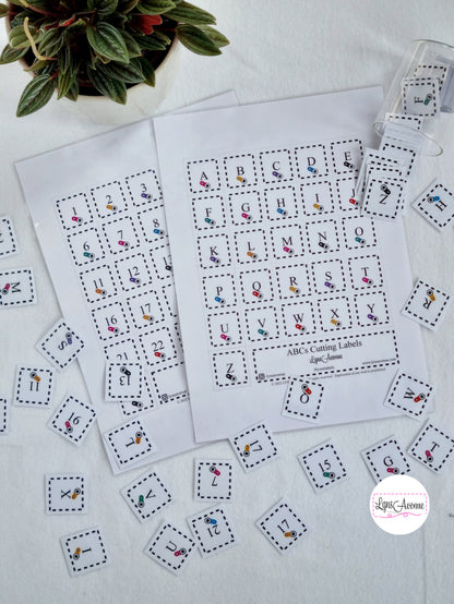Lynie Labels Printable Cutting Labels PDF Download